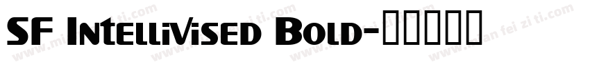 SF Intellivised Bold字体转换